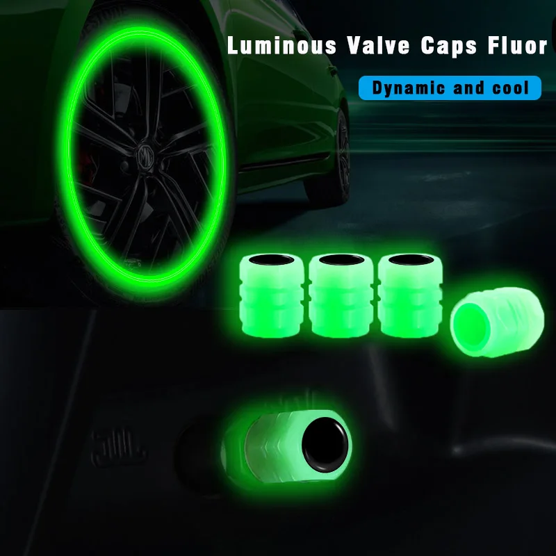 Bouchons de valve fluorescents