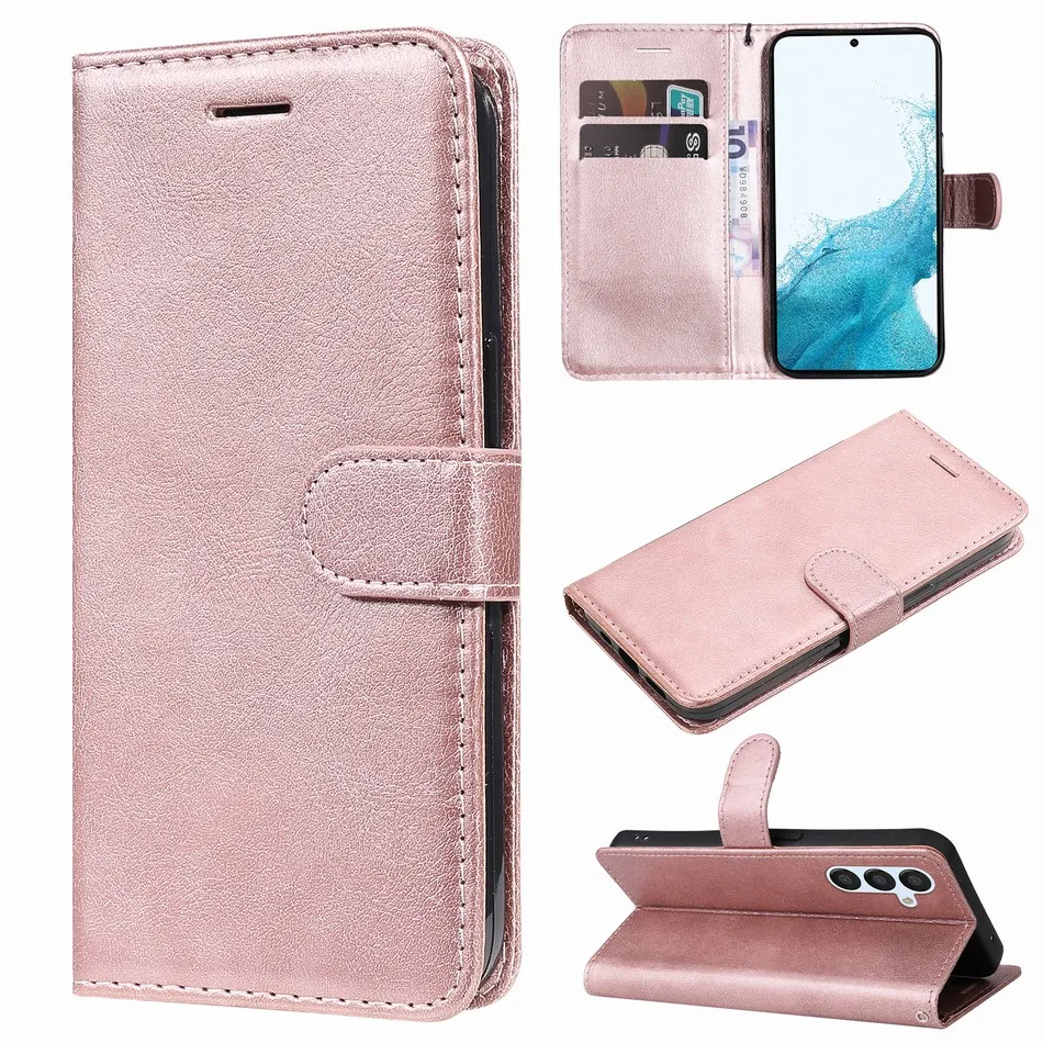 Elegant Classic Wallet Flip Case with Card Slots - Leather Phone Cover