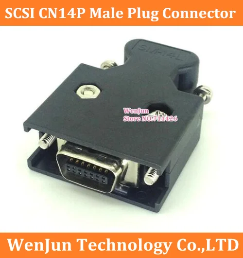 

SCSI CN14 Штекерный серворазъем CN14pin с пластиковой оболочкой винтового типа CN14P Штекерный спаянный тип провода