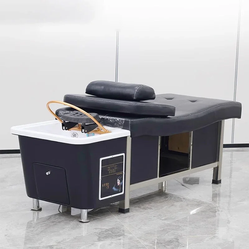 Soffione Doccia Shampoo Letto Illuminazione Di Lusso Massaggio Lavaggio Dei Capelli Letto Fumigazione Terapia Letrino Massaggio Salon Equipment Mq50Sc