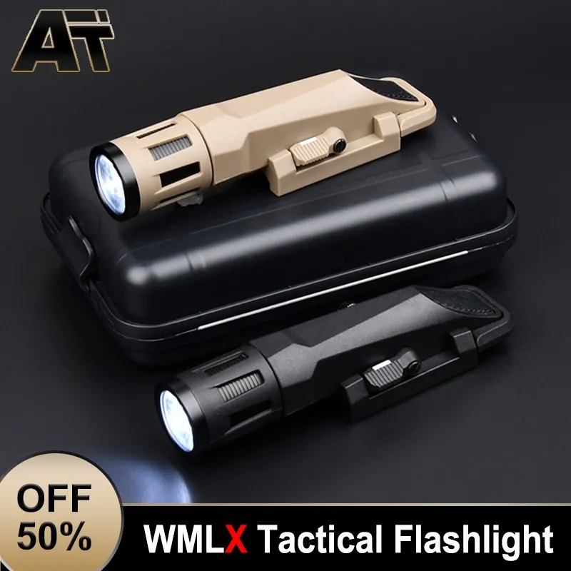 에어 소프트 WML-X WMLX Gen2 Wadsn 전술 권총 사냥 무기 손전등 Led 스트로브 라이트 Apl 피트 라이플 20mm 레일 글록 17 19 