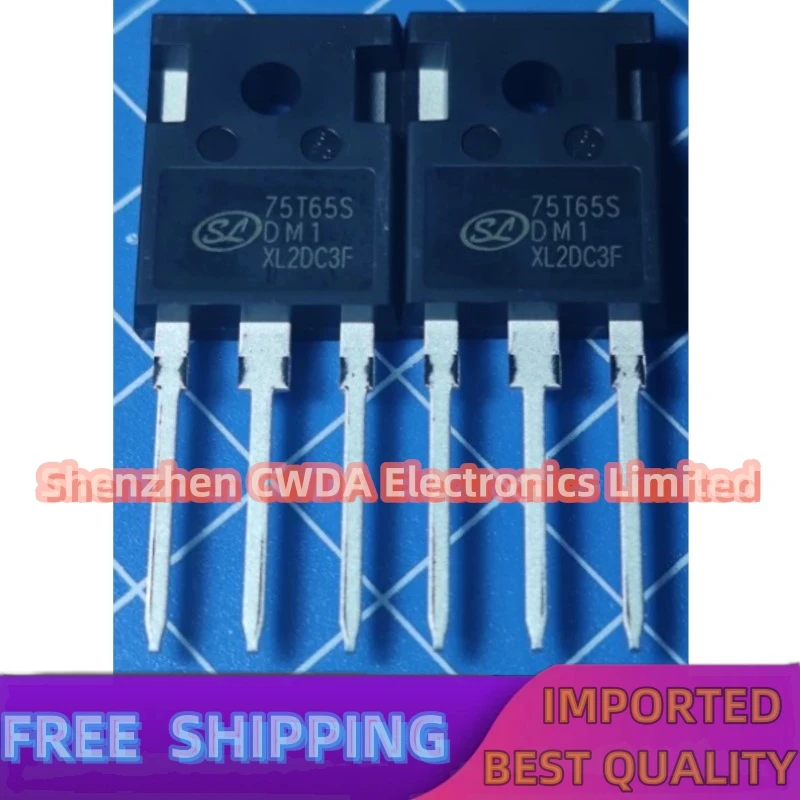 

10 шт.-20 шт., SGT75T65SDM1P7 75T65S TO-247 IGBT 75A 650 в