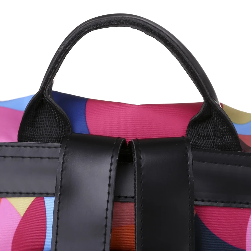 Outdoor Waterproof Rucksack Oxford Daypack Shoulder Bag Anti-theft School Bag for Water Bottle Books Umbrella Wallet