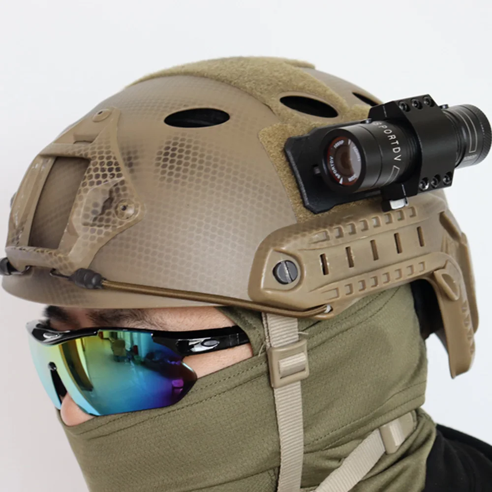 Taktische FAST MICH Helm Kamera Outdoor 1080P Sport Kamera Jagd Airsoft CS Wargame Kamera Mit Video Foto Funktion – Detail 4