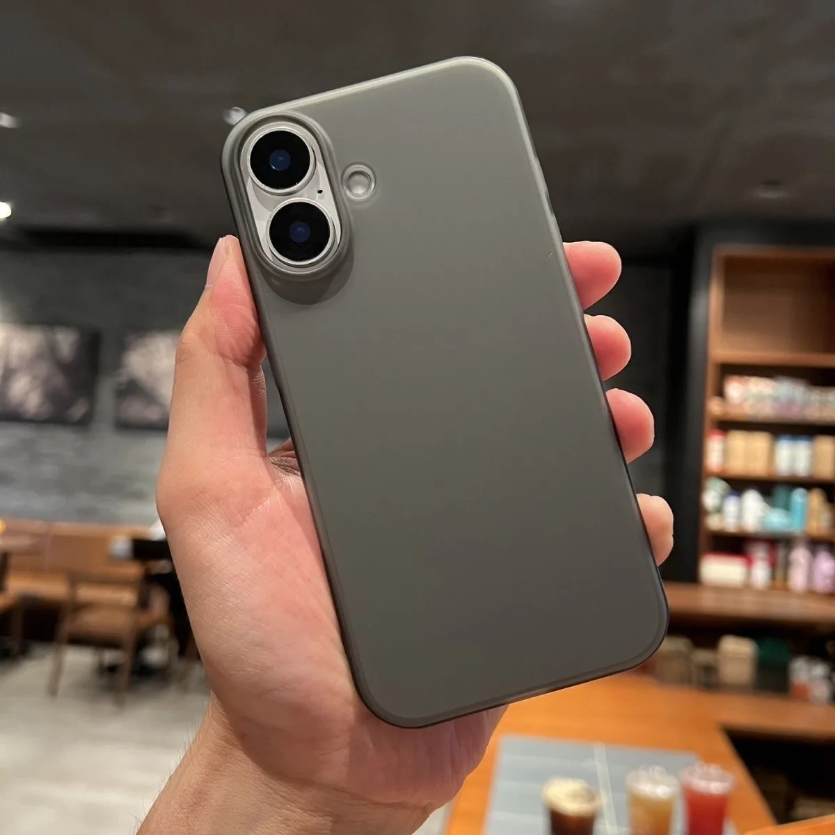 thumbnail image 1 of Ultra Thin Matte Phone Case For iPhone 16 15 14 Plus 13 12 Pro Max Translucent Hard Frosted PC Shockproof Bumper Cover, 1 of 3
