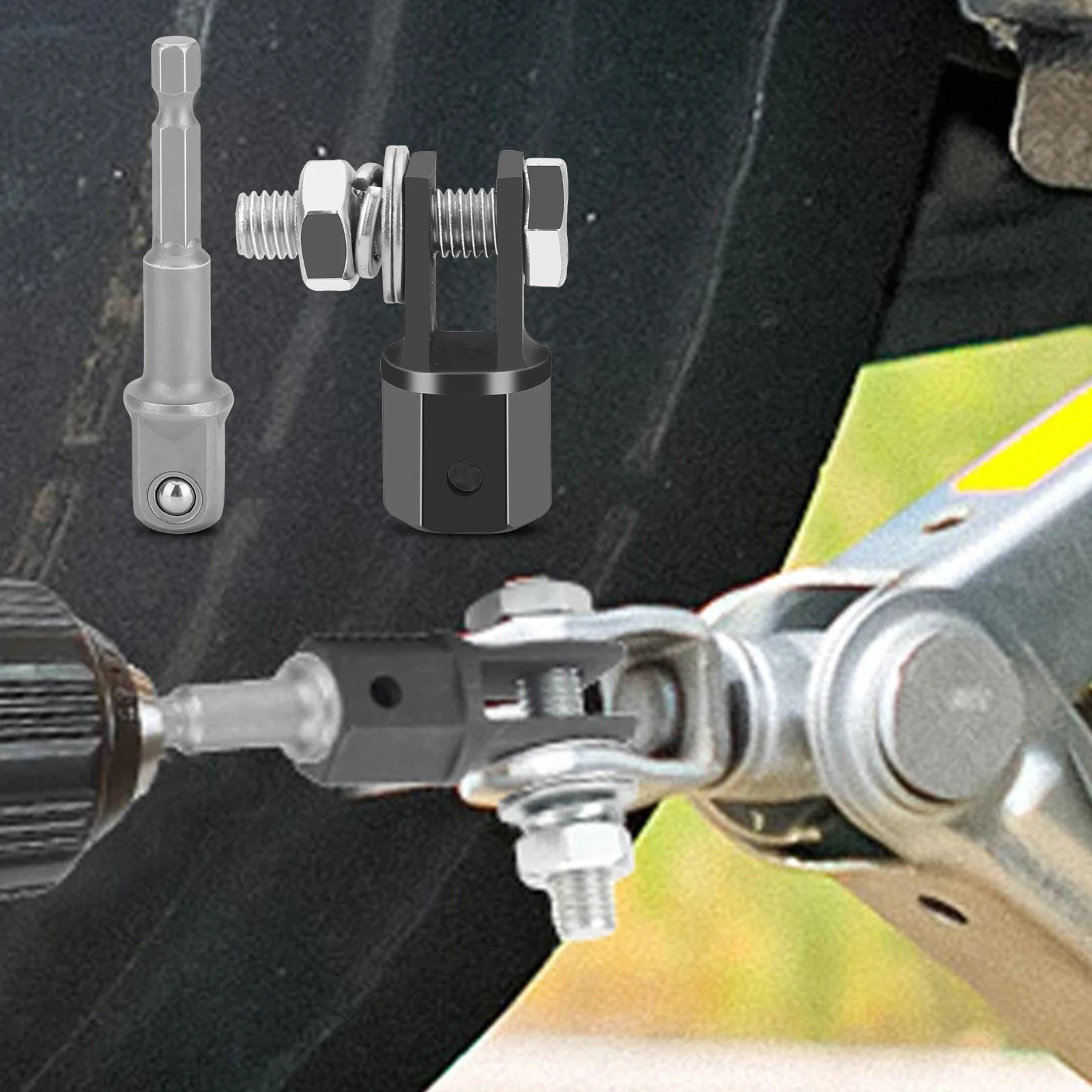 1/2 Inch Car Jacks Lifting Equipment Automotive Jack Drill Adapter Scissor Jacks Adaptor Use with Electric Drill Drive Impact