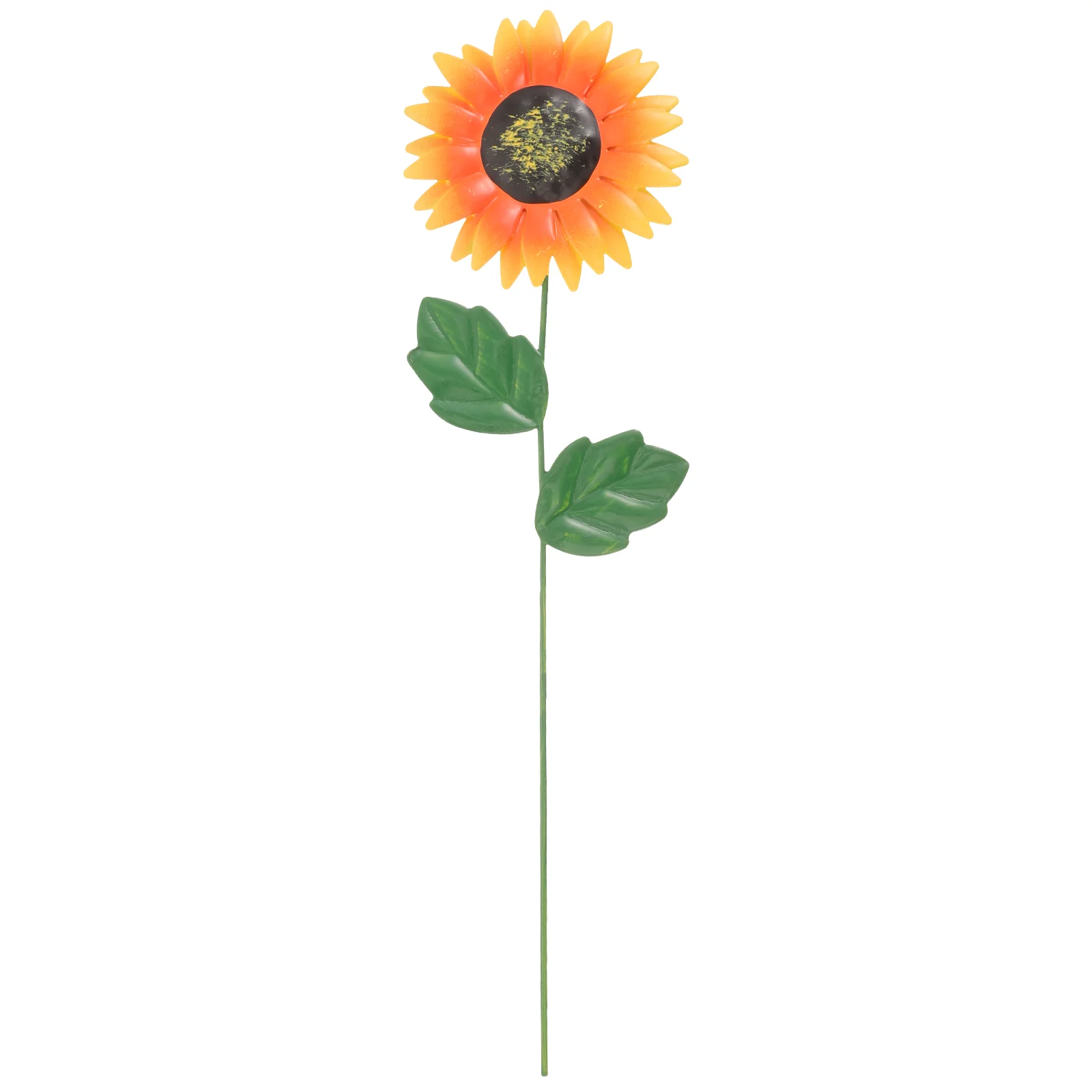 

Sunflower Garden Stakes Decor Metal Flower Pot Stakes Yard Plant Pick Front Art Stick Decoration