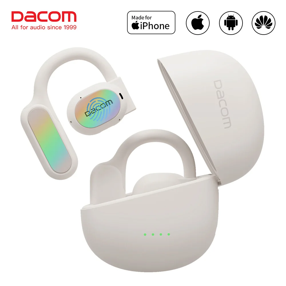 

Dacom FreeBeatsPro Bluetooth 5.3 Earphones Open Conduction Headsets TWS Super Bass Earbuds for Android Headphones With Dual-Mic