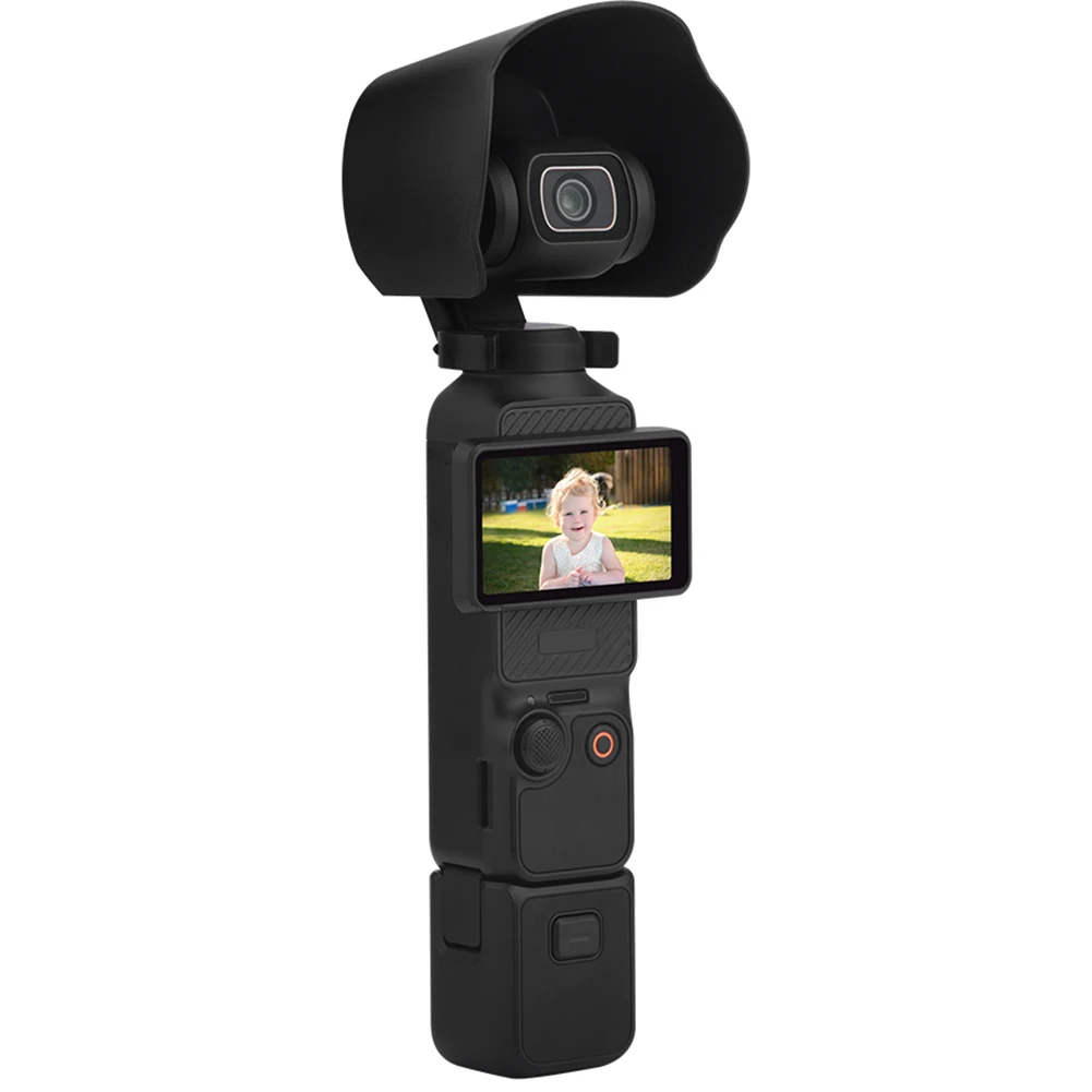 눈부심 방지 렌즈 후드, DJI 오즈모 포켓 3 용, 빛 차단, 쉐이드 커버, 카메라 액세서리
