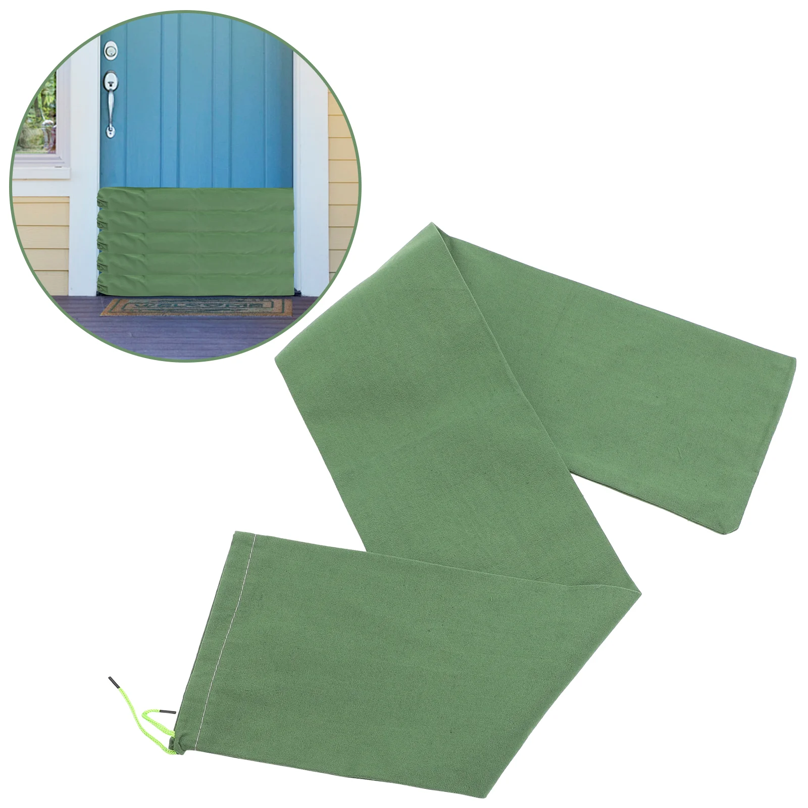Flood Control Sandbags Flexible for Flooding Long Prevention Stop Water from Coming under Door Canvas Dams Convenient Outdoor
