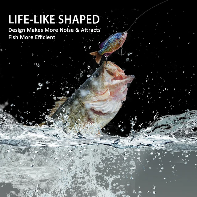 Shimano Big Baitrunner Long Cast Esca Da Pesca Blue Gill 4 Pollici - Foto 10