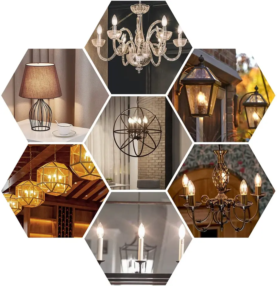 OSRAM Candle Incandescent Light Bulb E14 240V 40W Clear – Double Bay Hardware - View #4