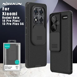 Nillkin Frosted Hard CamShield 360° Back Cover with Camera Protection for Xiaomi Redmi Note 13 Pro Plus 5G (CamShield Black)
