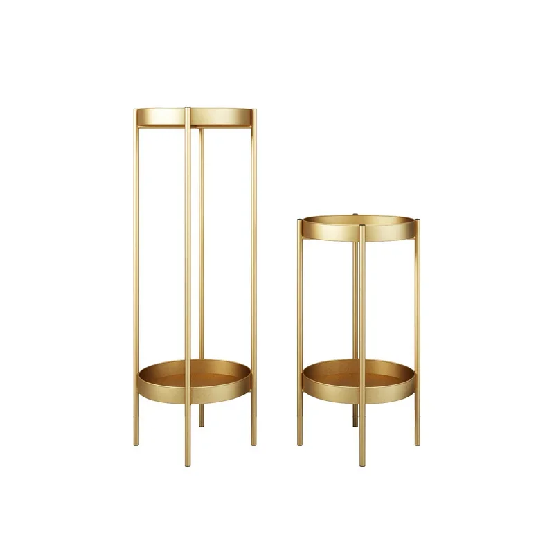 European Plant Stand-Fashion Light Luxury Metal Balcony Shelf, Multi-Layer Flower Rack, Home Decor, Indoor Garden Solution