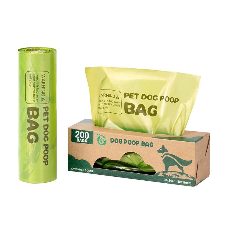 200pcs/Roll EPI Degradable Big Dog Poop Bags for Dog Large Waste Bags