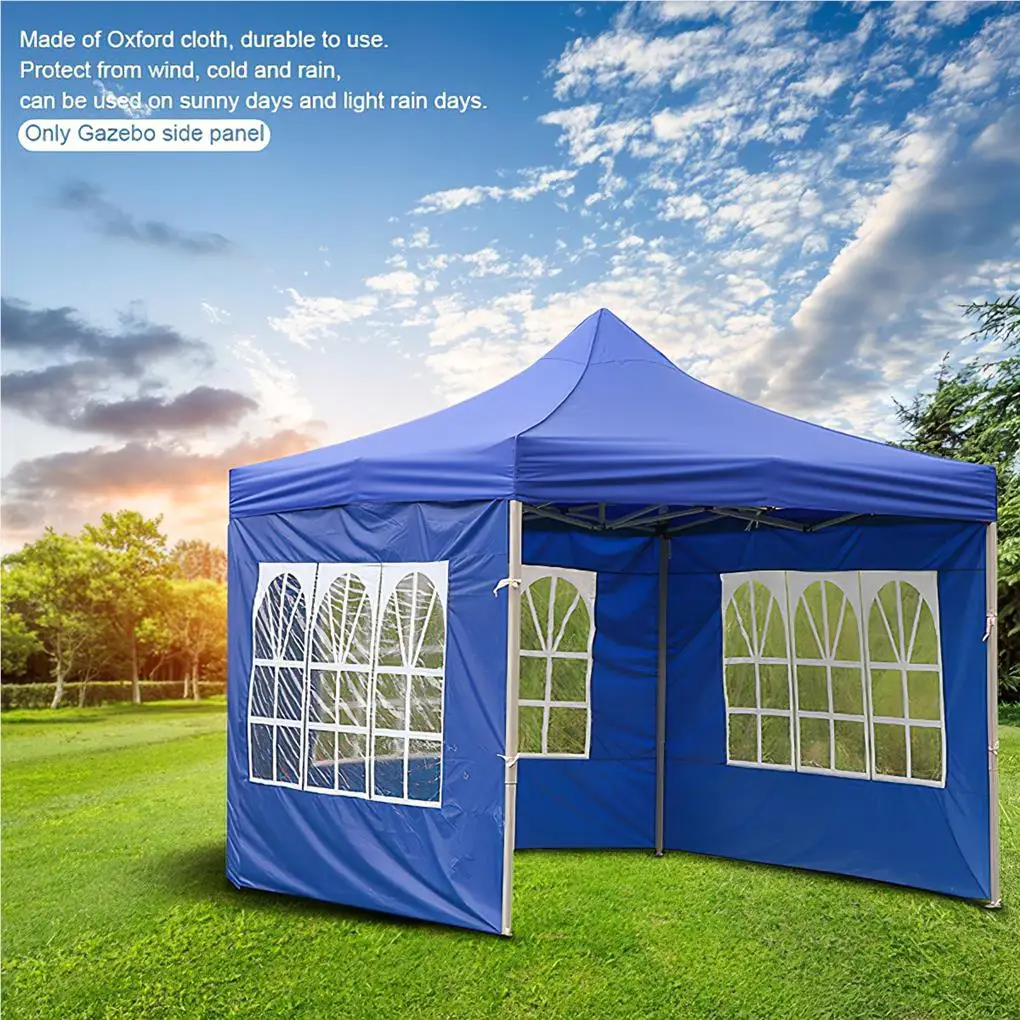 CanopySidePanelTentFoldableOxfordClothGardenShadeWaterproof