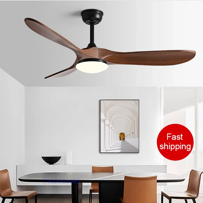 42/52/60Inch 3 ABS blade DC 35W pure copper motor Ceiling Fan Remote Control 24W LED Light Restaurant Fan electric fan ceiling fan led ceiling fan lights led fan light