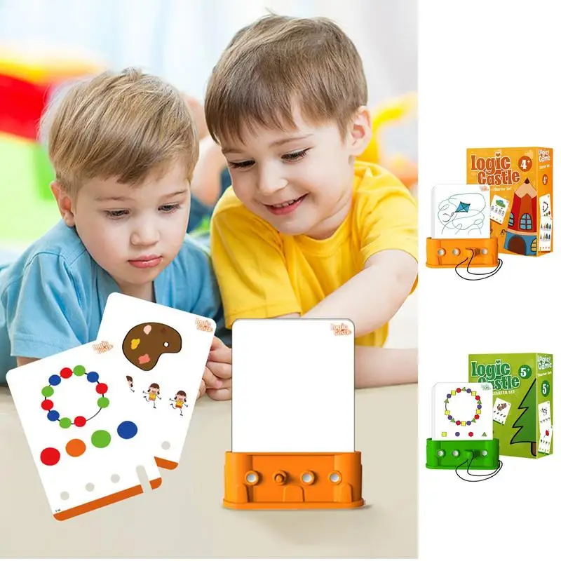 Logical Thinking Training puzzle board game Logic Early education toys Parent child Interaction Brain Teaser Castle Kids Games new v500dk2 cqs1 bn96 30947a t con board un50hu7000g ue50hu6900s ue50hu6950 ue50hu7000 un50hu6950fxza logic board cy gh050hgnv1h