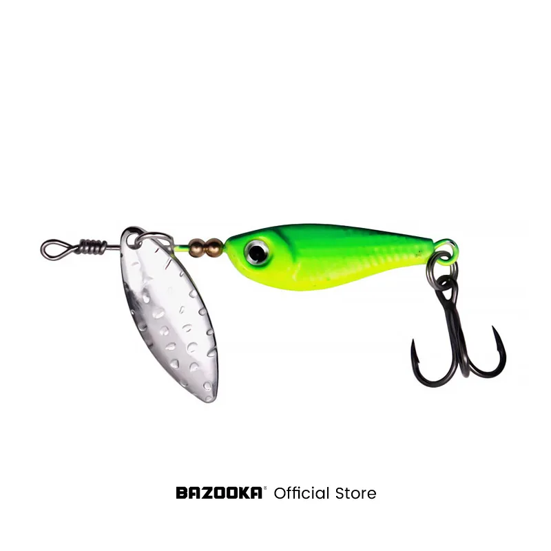 Bazooka Fishing Lure Spinners Spoon Bait Wobbler Casting Bass Pike Willow  Tackle Metal Artificial Sequins Spinnerbait Ice Winter - AliExpress