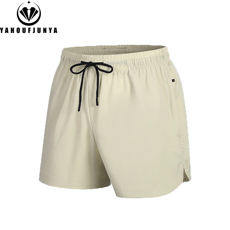 Summer Men Outdoors Sport Joggers Fitness Quick Dry Shorts Men Ice Silk Elastic Waist Breathable Straight Loose Short Male 8XL 3