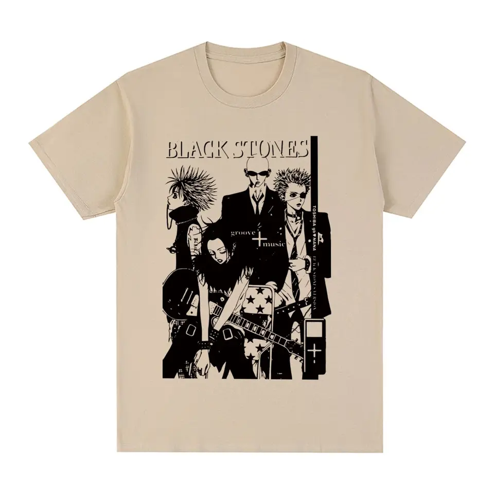Black Stones NANA Osaki Vintage T-shirt Gift Idea Unique Cotton