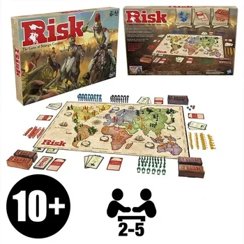 Giochi da tavolo Risk - Game of Strategic Conquest - Da 2 a 5 giocatori - Giochi da tavolo per famiglie - Età 1