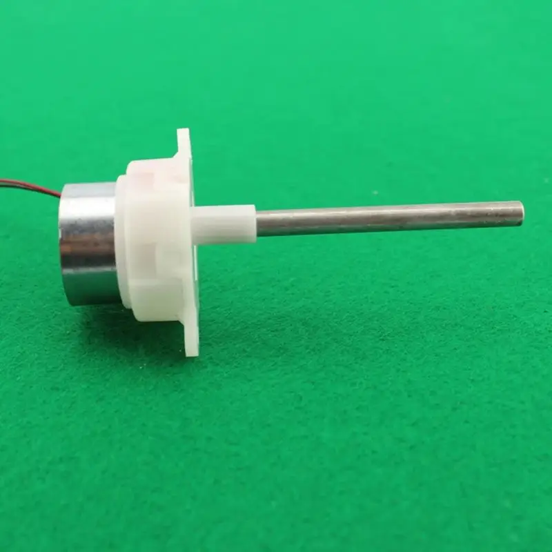 White Round Long Axis Electric Gear Motor - Mini Electrical Reduction and Solar Motor, DC 3V/6V, 10-21RPM