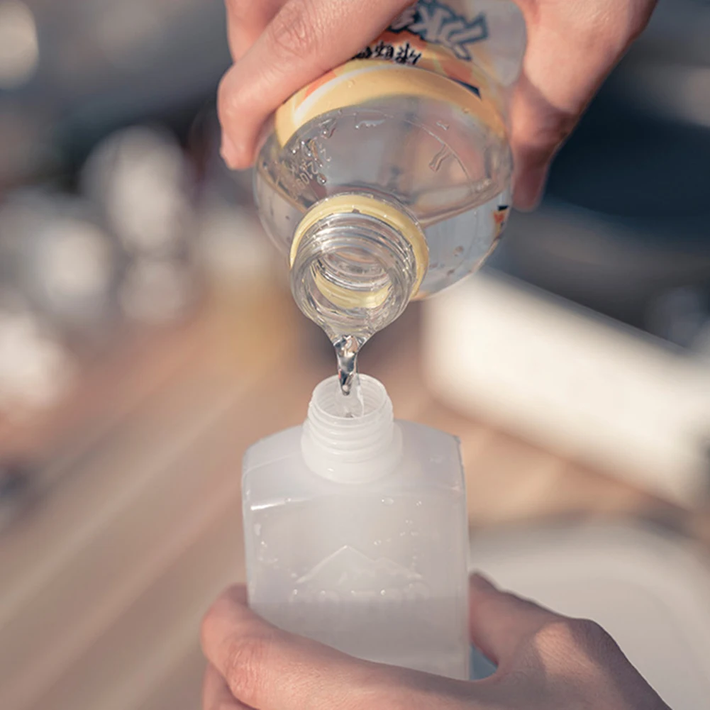 1-4pcs Outdoor Portable Oil Bottle Camping Seasoning Bottle With Twist Top Caps 100mL Sealed Picnic BBQ Oil Seasoning Container