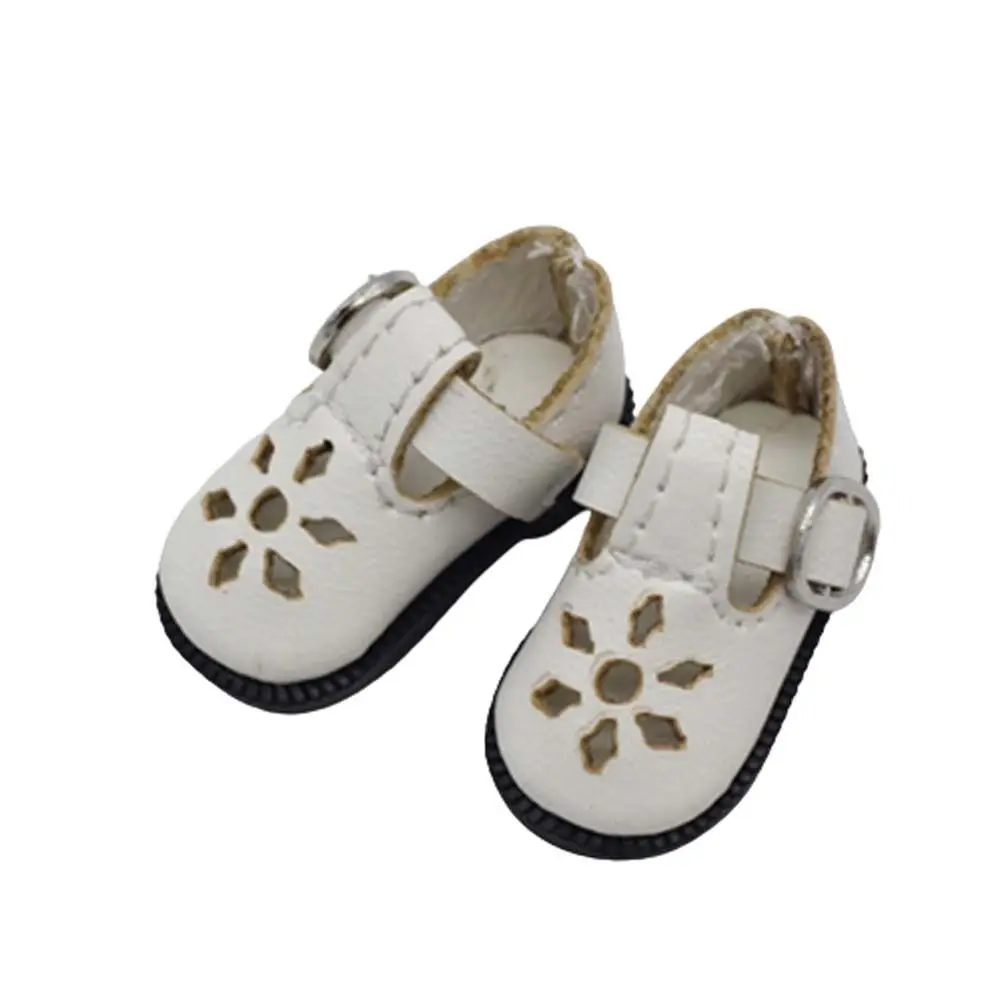 3.2cm Doll Shoes for Blythes Doll Toy,1/8 Mini Leather Dolls Shoes for Blyth BJD,DIY Doll Shoes Accessories