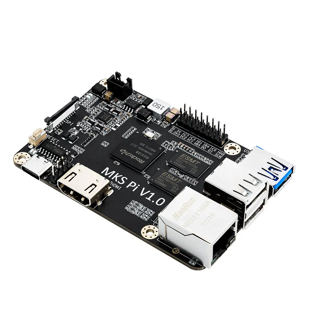 Makerbase-mks pi Board com Quad-core 64bits Soc Onboard Executa Klipper e Klipperscreen para Voron vs Raspberry pi Raspi Rpi - Imagem 3