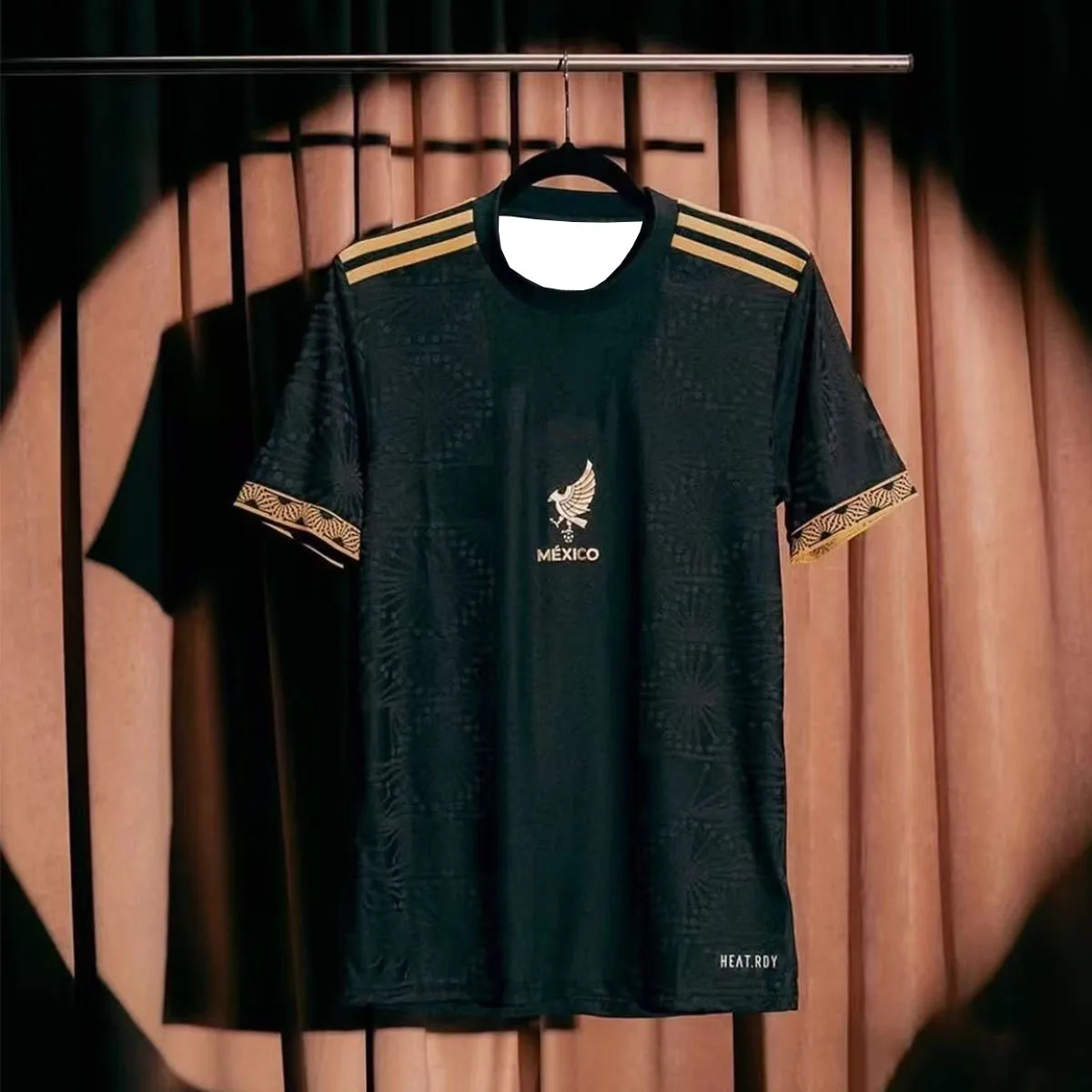 Nueva Playera Negra Jersey Seleccion Mexicana Copa Oro Fútbol