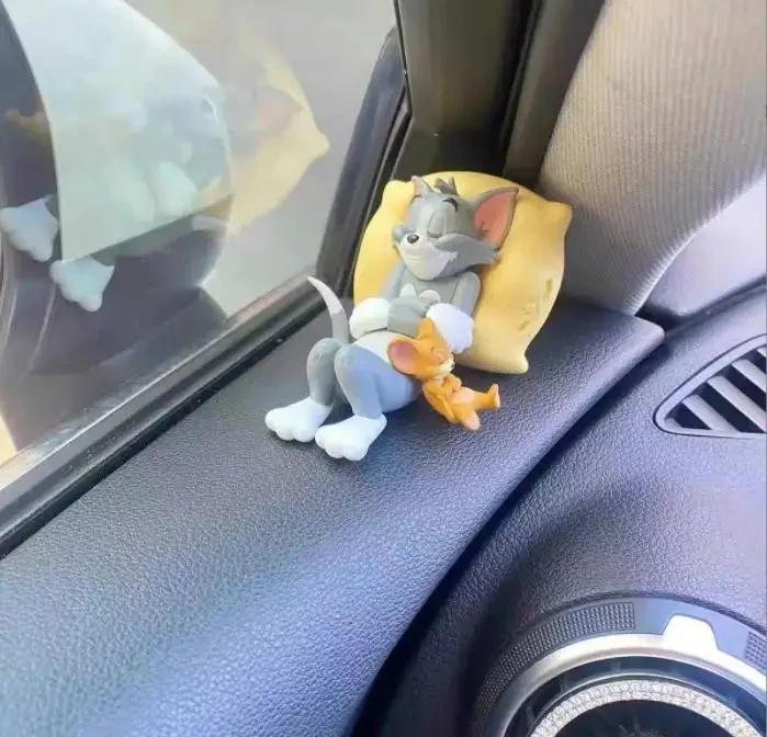 

Mini Ornaments Cat and Mouse Car Perfume Accessories Car Air Conditioner Air Outlet Cute Cartoon Home Decoration Products