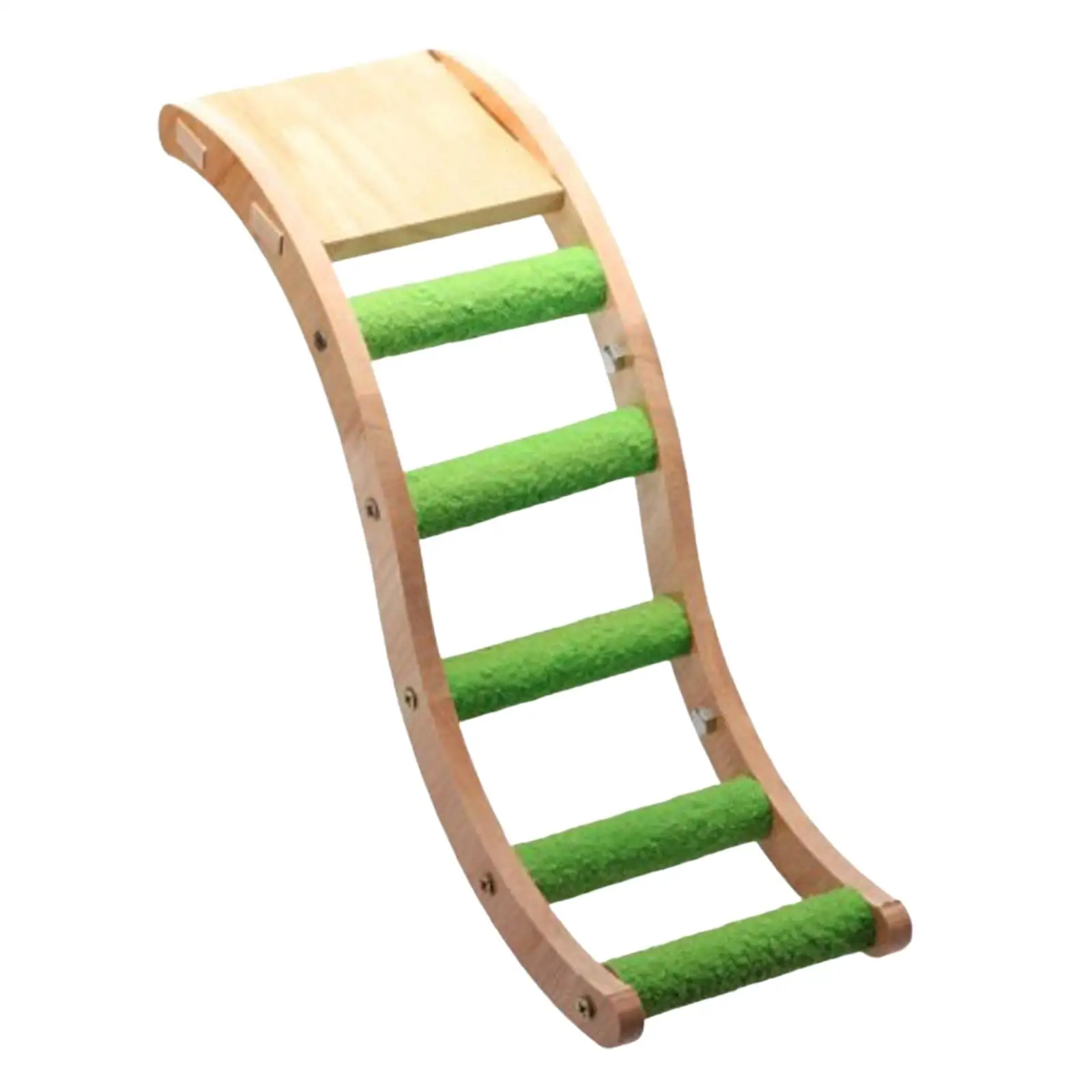 Bird Wooden Ladder Parrots Climbing Bridge Accessories for Grinding and Paws
