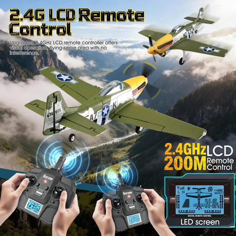 Les deux batteries incluses avec l'avion RC Brushless RTF avec LED et 2 Batteries - Prêt à Voler, Bleu Marine