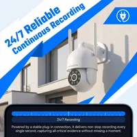 ARCCTV 1296P Wifi caméra de sécurité extérieure 24/7 HD enregistrement caméra de Surveillance couleur Vision nocturne suivi automatique Audio bidirectionnel 2