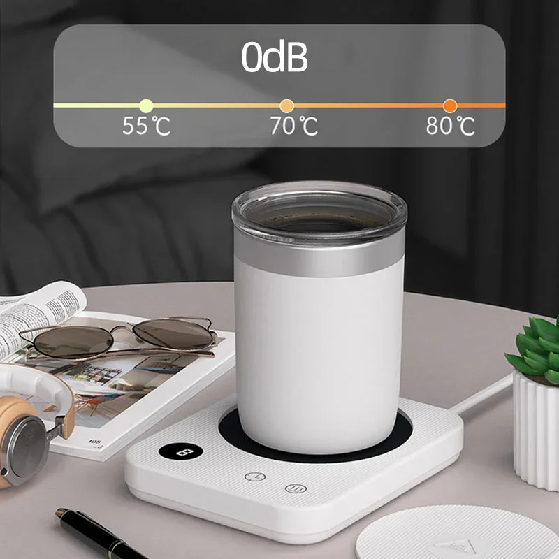 Coffee Mug Warmer Cup Heater 3 Gear Temperatures Beverage Cup Warmer Heating Coasters Plate Pad for Cocoa Tea Water Milk 2