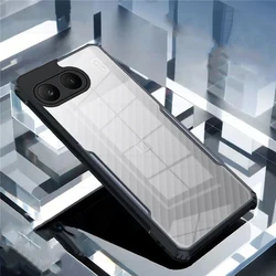 High-Quality Transparent Acrylic Shockproof Case - Hard PC+TPU Protection for NordY (Black)