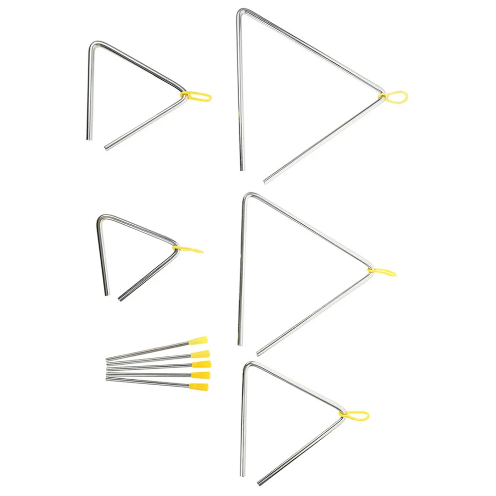 

Triangle Bell Orff Musical Percussion Instruments Triangolo Educational Toys With Strikers For Children