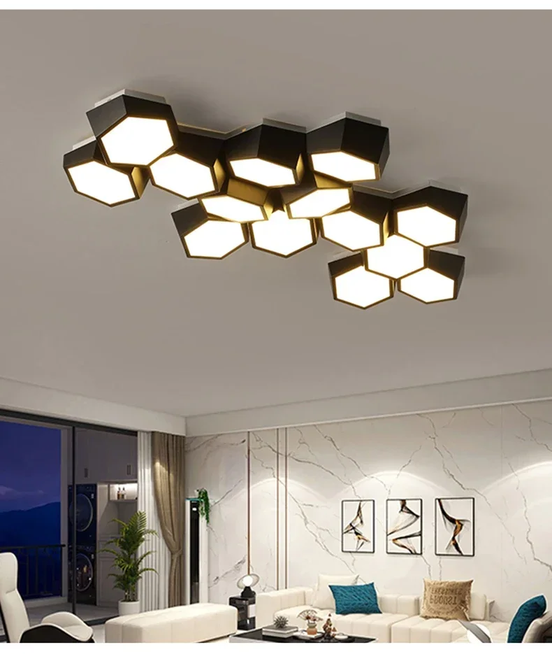 Honeycomb Ceiling Lamp Image 6