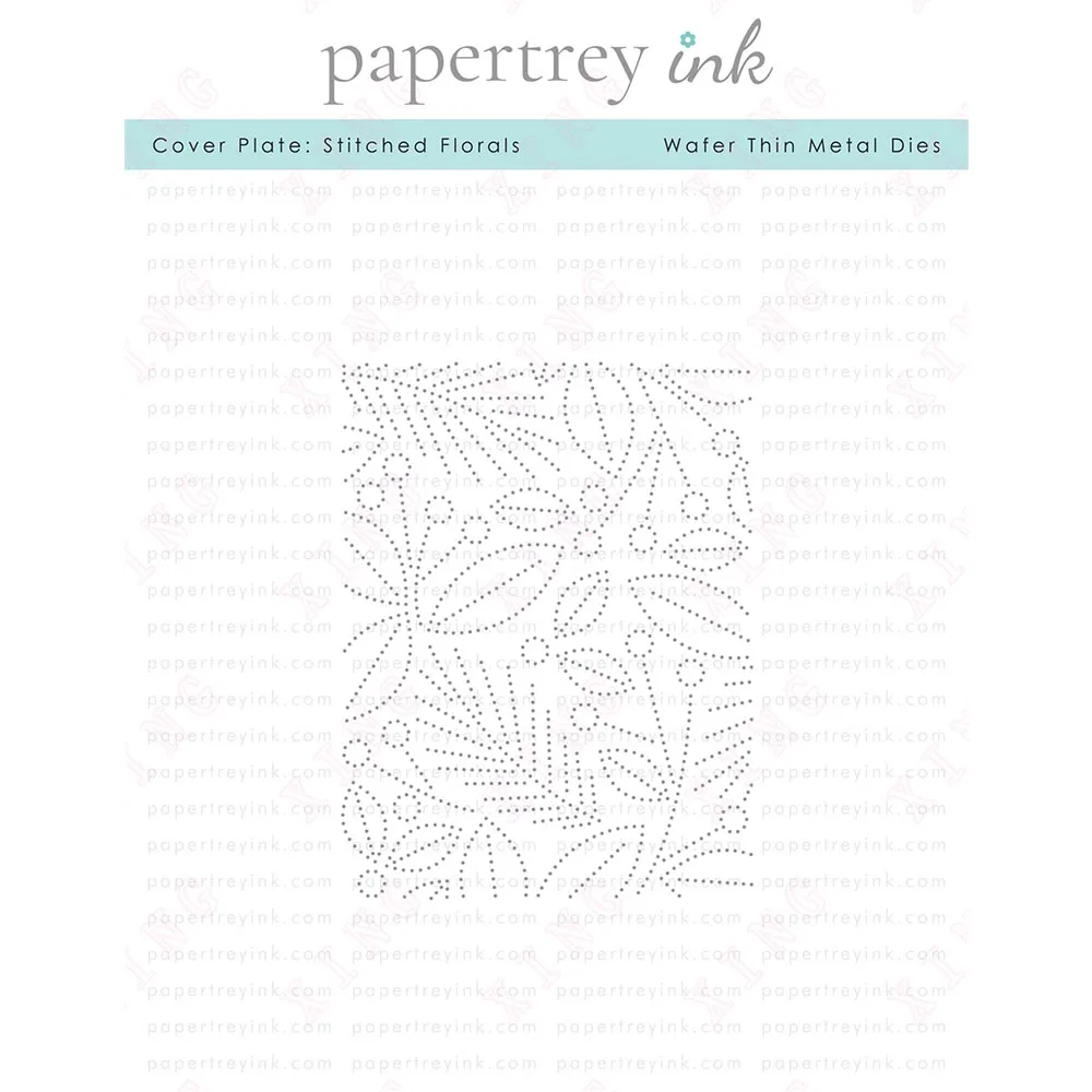 

New Metal Cutting Dies Diy Handmade Decoration Embossed Craft Mold New Arrival Scrapbook Album Cover Plate: Stitched Florals Die