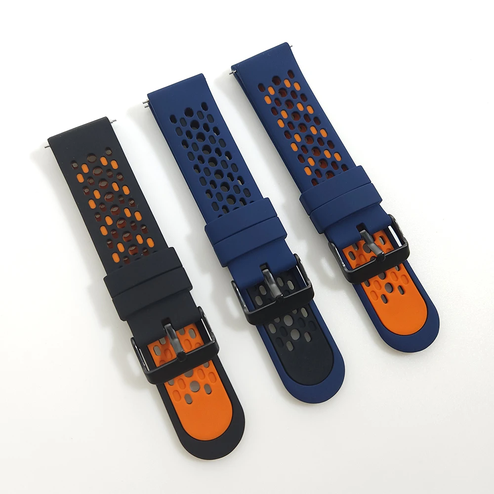 

Correa For Huami Amazfit GTR 47mm sports silicone Bracelet Amazfit GTR 2/Stratos 3 wrist strap Smartwatch Accessories 22mm band