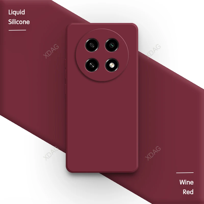 Premium Liquid Silicone Phone Case with Lens Protection - Soft Back Cover