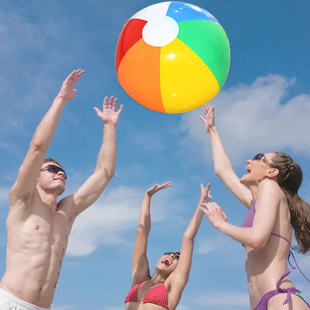 30 Cm PVC Inflatable Beach Ball Summer Water Ball Toys For Kids 30 Cm PVC Inflatable Beach Ball Summer Water Ball Toys For Kids