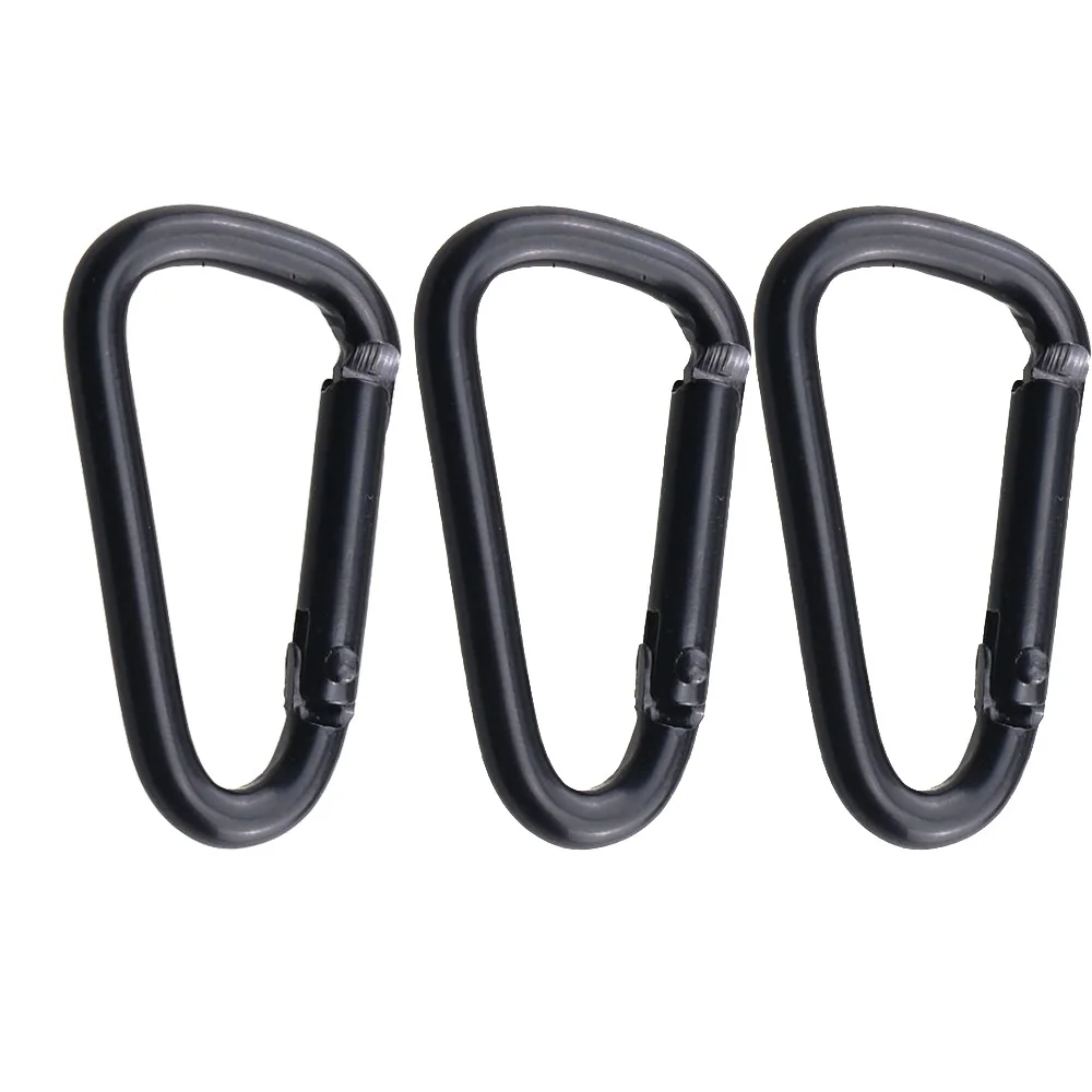 9Pcs D-Ring Clasp Hook Aluminum Alloy Carabiner Spring Snap Clip Hooks Keychain Climbing Buckle For Key Camping Sport Tools