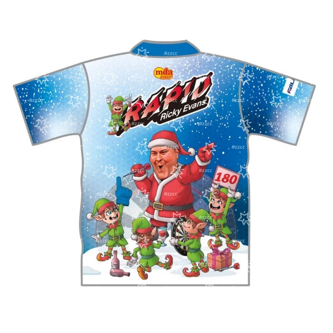 Rapid Ricky Evans 2026 WORLD CHAMPIONSHIP Shirt Offizielles Darts-Trikot Frühling Herren-T-Shirt Kinderbekleidung T-Shirt Y2k Damen
