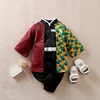 Newborn Baby Anime Cape Style Children Long Sleeve Cotton Bodysuit, Cute Kids Boys Girls Romper 5