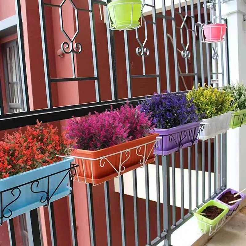 Provence Lavender Plastic Artificial Flowers False Plants Wedding Home Outdoor Garden Decoration Table Decoration 5