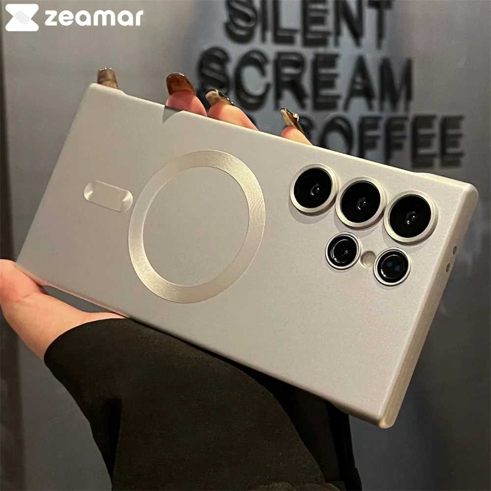 Ultra-Thin Frameless Metallic Paint Magnetic Case with Heat Dissipation and Lens Protection