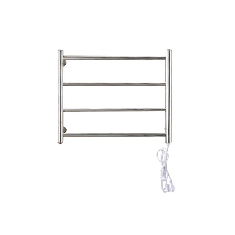 

IP56 Electric Wall Mounted Towel Warmer Rail Heated Rack 304 stainless steel Fashion Square towel warmer for NEW