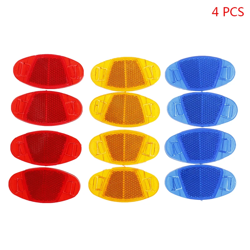 Bike Accessories 4Pcs/set Bicycle Spoke Reflector Wheel Rim Reflective Mount